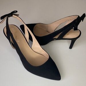 Elegant Black Slingback Heels